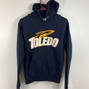 Toledo Rockets Hoodie Sweatshirt College Ohio Adult Sz XS Champion Brand